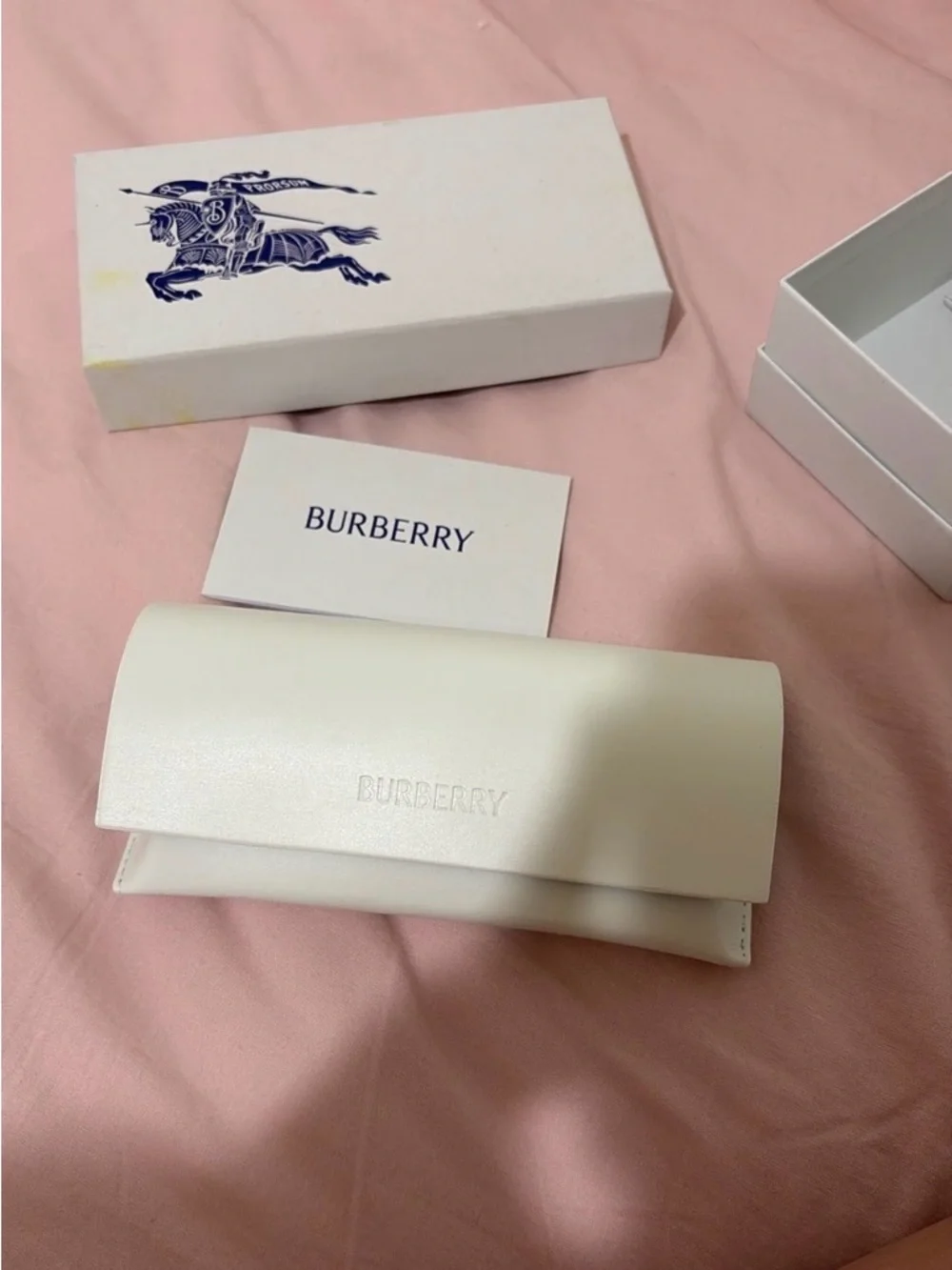 Burberry Brown & Black Patterned Square Optical Glasses